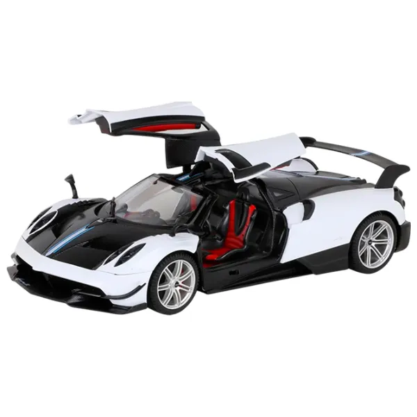 Mașină Rastar Pagani Huayra BC 75400 10 km/h / 2.4 GHz / Black White photo 6 Mașină Rastar Pagani Huayra BC 75400 10 km/h / 2.4 GHz / Black White photo 6