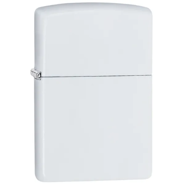 Brichetă Zippo Regular White Matte White / Alamă photo 1