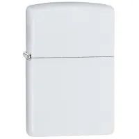 Brichetă Zippo Regular White Matte White / Alamă