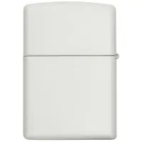 Зажигалка Zippo Regular White Matte Белый / Латунь photo 2