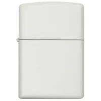 Зажигалка Zippo Regular White Matte Белый / Латунь photo 3