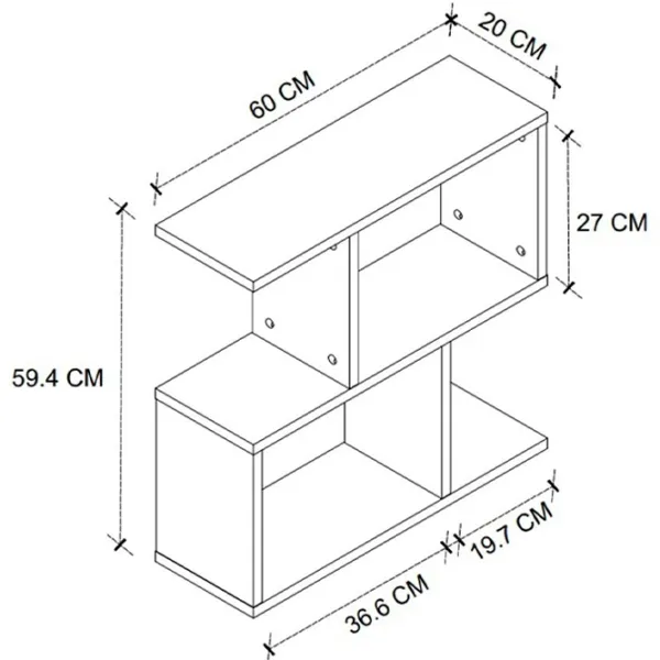 Полка Nex Home 22-40-01 ДСП / Белый photo 2