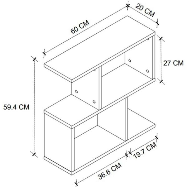 Полка Nex Home 22-40-01 ДСП / Белый photo 2