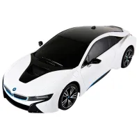 Mașină Rastar BMW i8 50540 8 km/h / 2.4 GHz / Black White photo 2