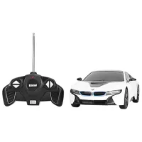 Mașină Rastar BMW i8 50540 8 km/h / 2.4 GHz / Black White photo 4