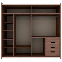 Шкаф Dogtas Gold 242.2 x 69.5см x 225.8 / ЛДСП / Brown photo 4