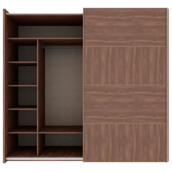 Шкаф Dogtas Gold 242.2 x 69.5см x 225.8 / ЛДСП / Brown photo 6