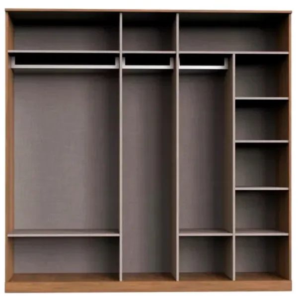 Шкаф Dogtas Gold 251.3 x 60.8см x 217.2 / ЛДСП / Brown photo 2