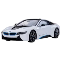 Mașină Rastar BMW i8 43718 10 km/h / 2.4 GHz / Black White