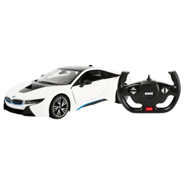 Mașină Rastar BMW i8 43718 10 km/h / 2.4 GHz / Black White photo 3 Mașină Rastar BMW i8 43718 10 km/h / 2.4 GHz / Black White photo 3
