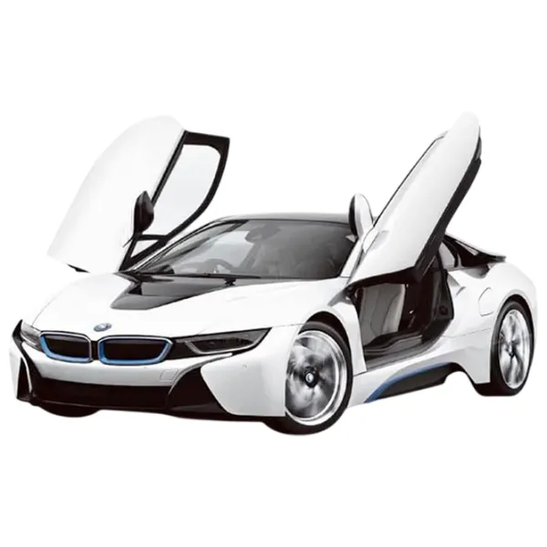Mașină Rastar BMW i8 43718 10 km/h / 2.4 GHz / Black White photo 7 Mașină Rastar BMW i8 43718 10 km/h / 2.4 GHz / Black White photo 7