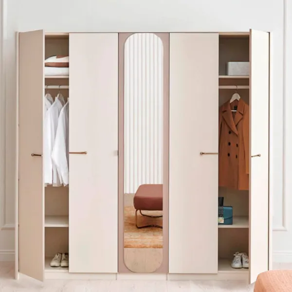 Шкаф Dogtas Milena 225.7 x 60.8см x 218.7 / ЛДСП / Кремовый photo 4