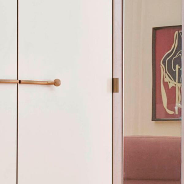 Шкаф Dogtas Milena 225.7 x 60.8см x 218.7 / ЛДСП / Кремовый photo 5