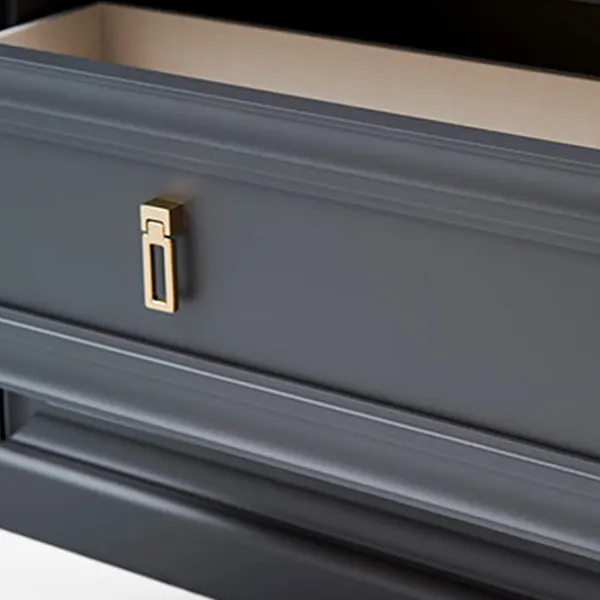 Шкаф Dogtas Lorenta 227.1 x 62.2см x 225.8 / ЛДСП / Антрацит photo 7