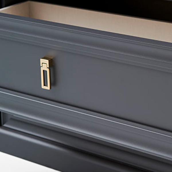 Шкаф Dogtas Lorenta 227.1 x 62.2см x 225.8 / ЛДСП / Антрацит photo 7