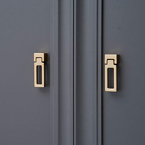 Шкаф Dogtas Lorenta 227.1 x 62.2см x 225.8 / ЛДСП / Антрацит photo 8