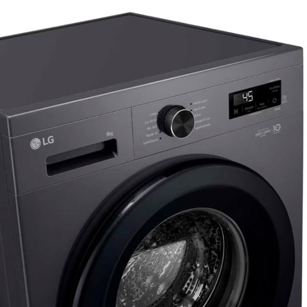 Mașină de spălat LG F84B15MBS 8 kg / 1400 rpm / Graphite photo 18 Mașină de spălat LG F84B15MBS 8 kg / 1400 rpm / Graphite photo 18