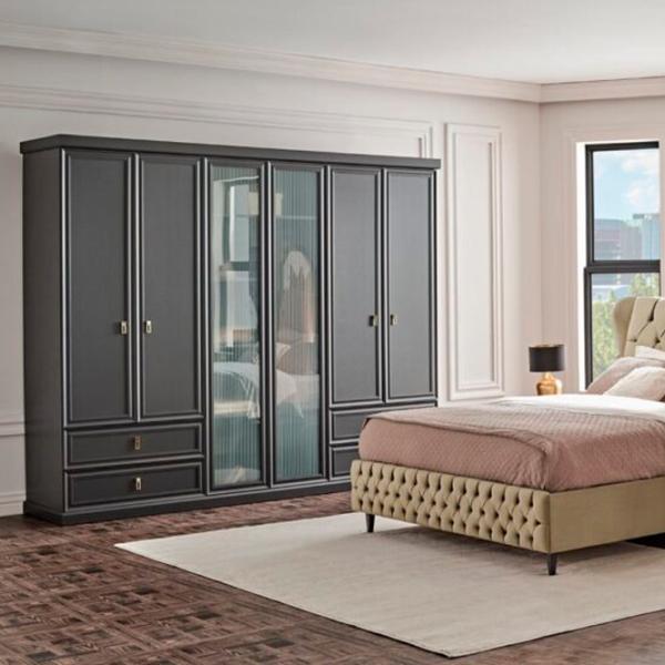 Dulap Dogtas Lorenta 271.4 x 62.2 x 225.8 / DSP / Antracit photo 3