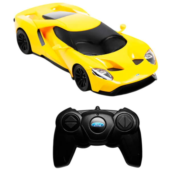 Mașină Rastar Ford GT 50607 8 km/h / 2.4 GHz / Black Yellow photo 4