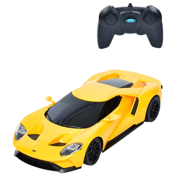 Mașină Rastar Ford GT 50607 8 km/h / 2.4 GHz / Black Yellow photo 6