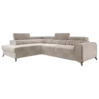 Canapea de colț Eltap Laurence Left Paros 02 (5729753) Stofă / Beige