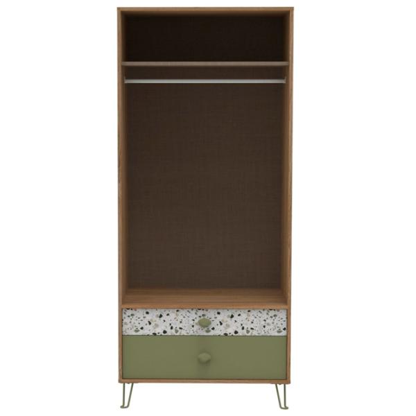 Шкаф Dogtas Greta 90.6 x 60.3см x 210 / ЛДСП / Brown photo 2