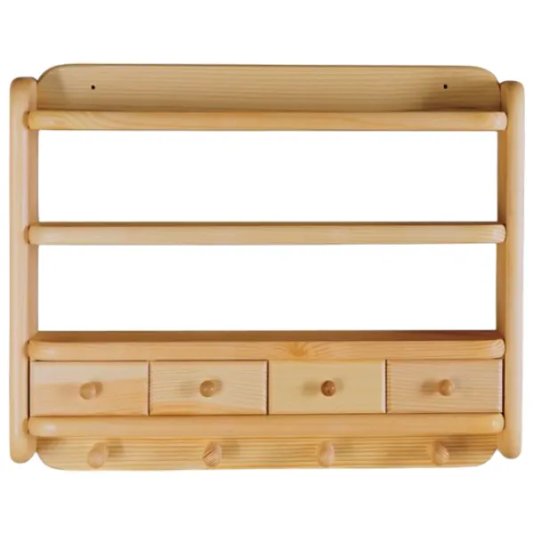 Полка Drewmax PK118 Дерево / Разноцветный photo 1 Полка Drewmax PK118 Дерево / Разноцветный photo 1