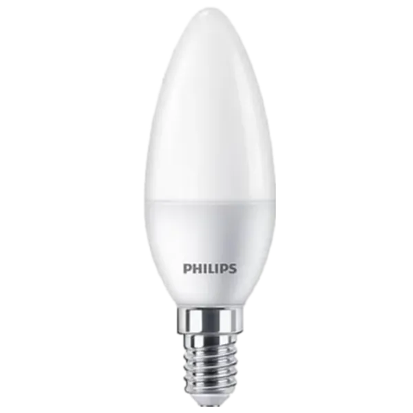 Лампочка светодиодная Philips B35 929002970893 E14 / 6 Вт / 2700 K / / White photo 1 Лампочка светодиодная Philips B35 929002970893 E14 / 6 Вт / 2700 K / / White photo 1