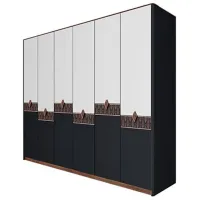 Шкаф Dogtas Diamond 90.6 x x 220.2 / ЛДСП / Black photo 5