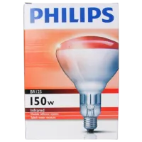 Lampă infraroşu Incandescentă Philips BR125 151894 E27 / 150 W / 1500 K / / Red photo 4