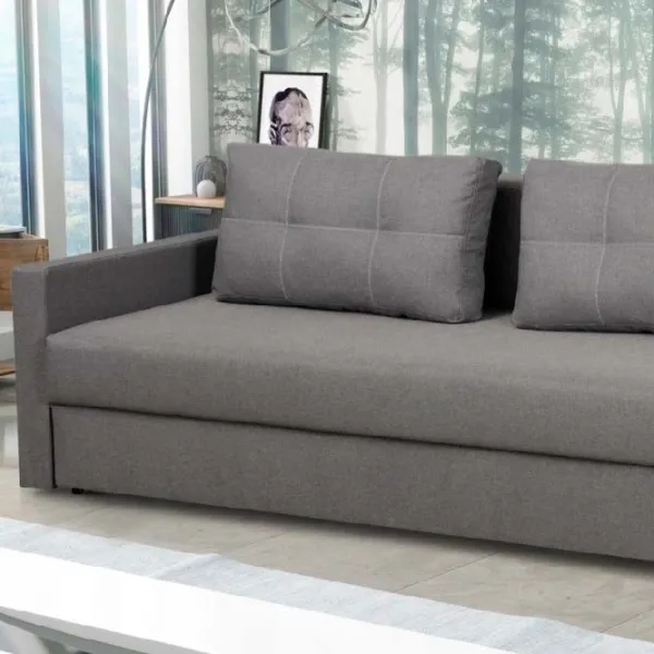 Canapea Modern Flint 3 Alaska 93 (5760558) Chenille / Gray photo 2