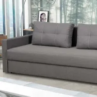Canapea Modern Flint 3 Alaska 93 (5760558) Chenille / Gray photo 2
