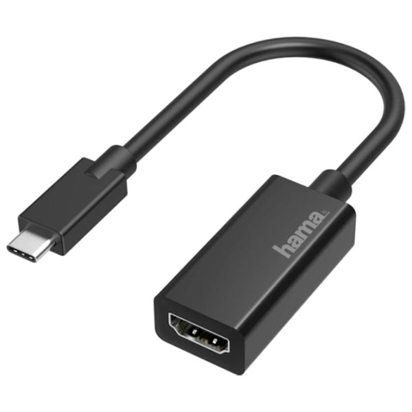 Адаптер Hama 200315 USB Type-C / Черный photo 1
