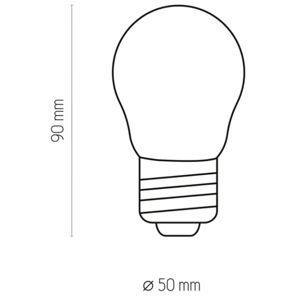 Bec LED cu filament TK Lighting TK-3573 5901780535735 E27 / 4.5 W / 2200 K / / Yellow photo 3
