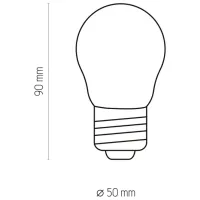 Лампочка светодиодная филаментная TK Lighting TK-3573 5901780535735 E27 / 4.5 Вт / 2200 К / / Yellow photo 3
