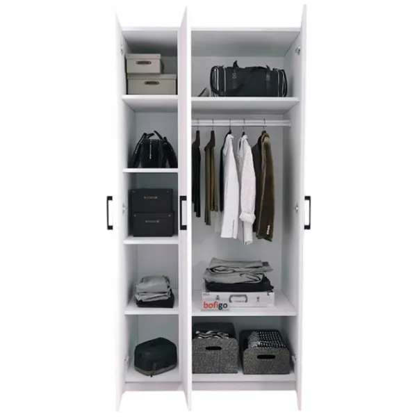 Dulap Nex Home 26-02-01 90 x 47 x 180 / PAL / White photo 3