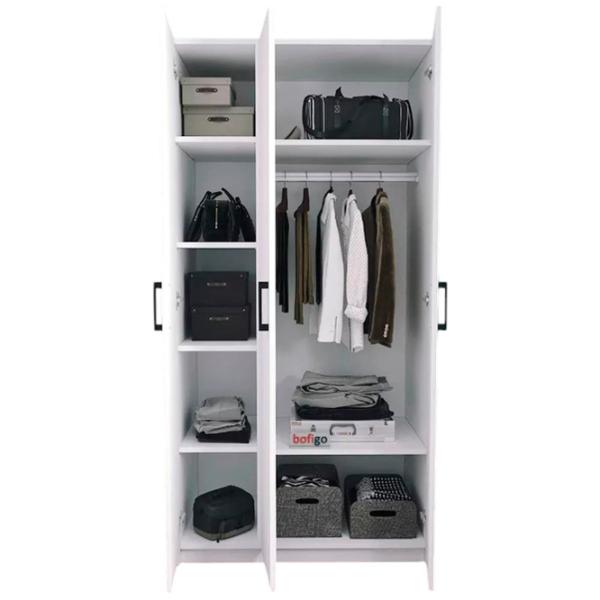 Dulap Nex Home 26-02-01 90 x 47 x 180 / PAL / White photo 3