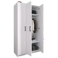 Dulap Nex Home 26-02-01 90 x 47 x 180 / PAL / White photo 4
