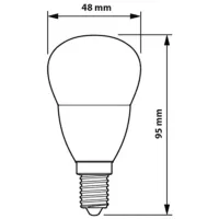 Bec LED Philips CorePro LEDlustre 929002973302 E14 / 7 W / 4000 K / / White photo 4