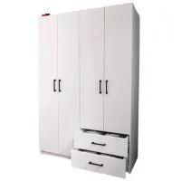 Dulap Nex Home 26-01-01 120 x 47 x 180 / PAL / White photo 5
