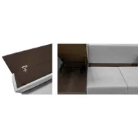 Canapea de colț Modern Soft Alaska 10 (5727209) Stofă / Dark Gray photo 2