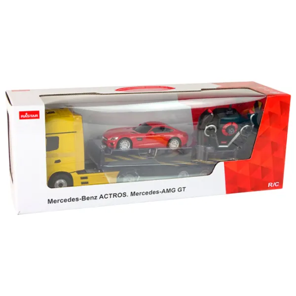 Грузовик Rastar Mercedes-Benz Antos 74920 8 км/ч / 2.4 ГГц / Серый Желтый photo 4 Грузовик Rastar Mercedes-Benz Antos 74920 8 км/ч / 2.4 ГГц / Серый Желтый photo 4