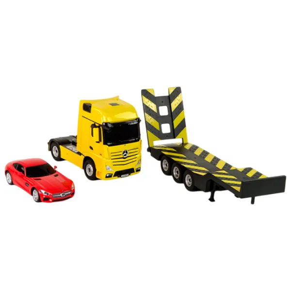 Грузовик Rastar Mercedes-Benz Antos 74920 8 км/ч / 2.4 ГГц / Серый Желтый photo 6 Грузовик Rastar Mercedes-Benz Antos 74920 8 км/ч / 2.4 ГГц / Серый Желтый photo 6