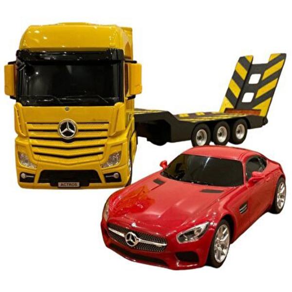Грузовик Rastar Mercedes-Benz Antos 74920 8 км/ч / 2.4 ГГц / Серый Желтый photo 8 Грузовик Rastar Mercedes-Benz Antos 74920 8 км/ч / 2.4 ГГц / Серый Желтый photo 8