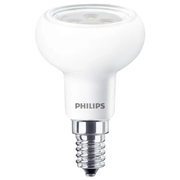 Лампочка светодиодная Philips R50 151702 E14 / 4.5 Вт / 2700 K / / White photo 1 Лампочка светодиодная Philips R50 151702 E14 / 4.5 Вт / 2700 K / / White photo 1