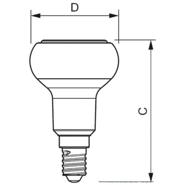 Лампочка светодиодная Philips R50 151702 E14 / 4.5 Вт / 2700 K / / White photo 3 Лампочка светодиодная Philips R50 151702 E14 / 4.5 Вт / 2700 K / / White photo 3