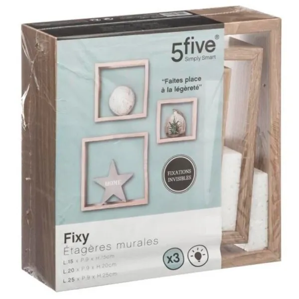 Rafturi Five 50268 MDF / Natural photo 2