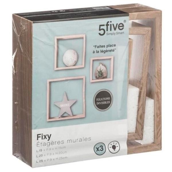 Rafturi Five 50268 MDF / Natural photo 2