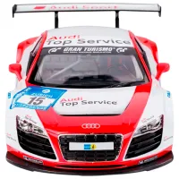 Mașină Rastar Audi R8 LMS Performance 47510-8 8 km/h / 27 MHz / Red White photo 3