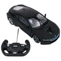 Mașină Rastar BMW i8 50625 10 km/h / 2.4 GHz / Gray Black photo 4